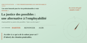La justice des possibles : une alternative à l’employabilité ?